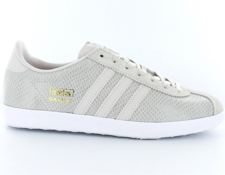 adidas gazelle femme grise et blanche